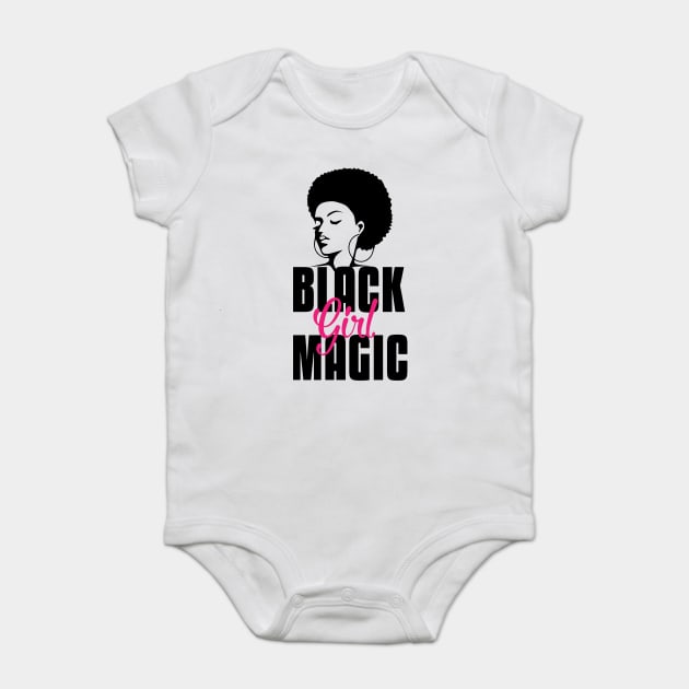 Black Girl Magic | Strong Black Woman Baby Bodysuit by UrbanLifeApparel